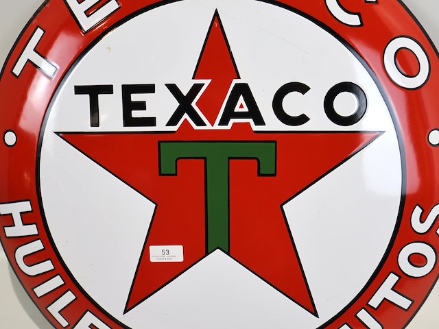 Texaco emaille bord - afbeelding 2 van  6