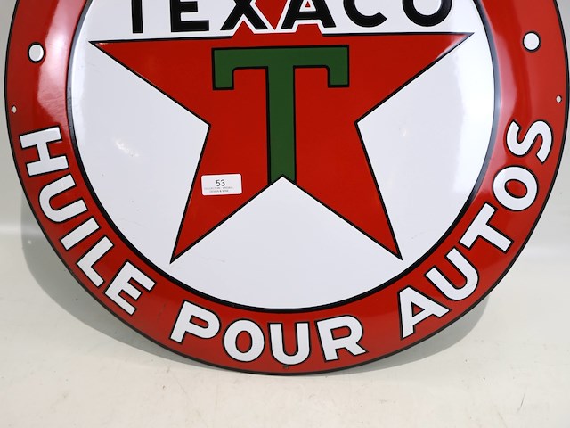 Texaco emaille bord - afbeelding 4 van  6