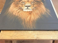 Textiel wandkleed met een leeuwenprint 127x108 cm (3)