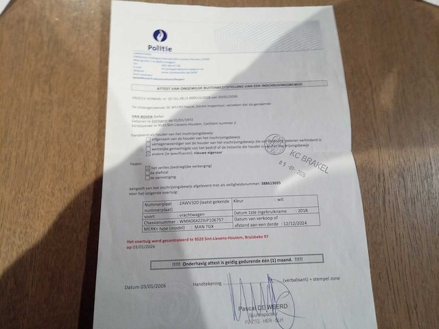 Tgx - 2018 - vrachtwagen - afbeelding 20 van  29