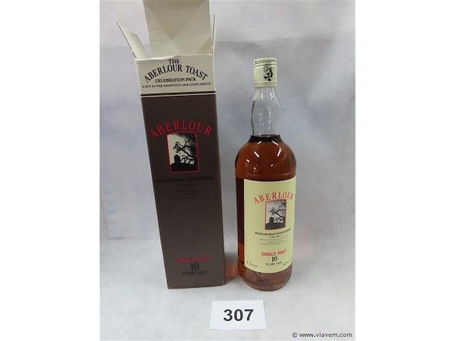 The aberlour toast highland malt scotch whisky 10 years old - afbeelding 1 van  9