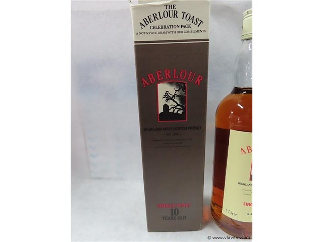 The aberlour toast highland malt scotch whisky 10 years old - afbeelding 2 van  9