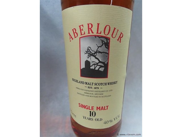 The aberlour toast highland malt scotch whisky 10 years old - afbeelding 6 van  9