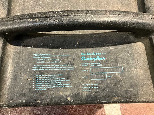 The black box airplus blower - afbeelding 2 van  6