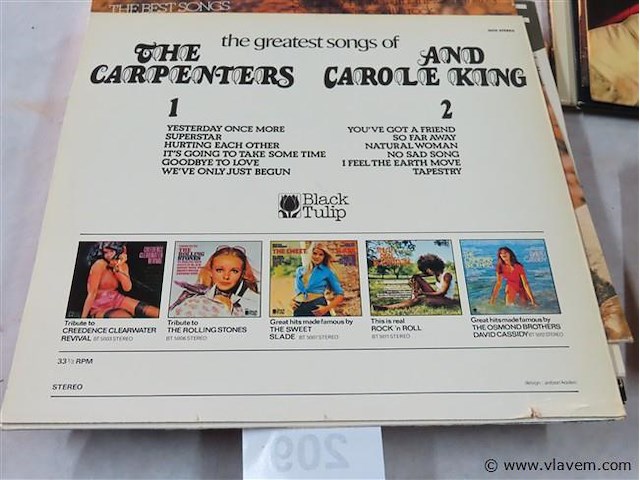 The carpenters and carole king - afbeelding 2 van  2