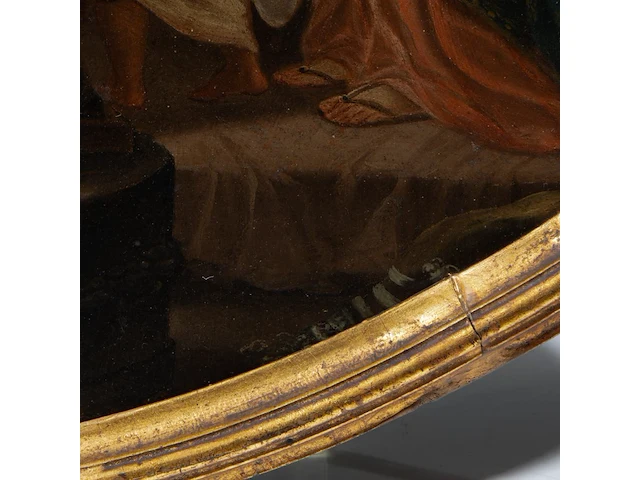 The death of germanicus, rossica painter after the original composition by heinrich friedrich füger (1751-1818), oil on panel with sponki joints 52 x 70 cm. (20.46 x 27.55 in.), frame: 55 x 73 cm. (21.64 x 28.73 in.) - afbeelding 7 van  7
