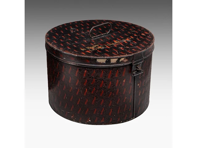 The personal ede & ravenscroft hatbox of lord ismay kg 24 x 35 cm. (9.44 x 13.77 in.) - afbeelding 3 van  7
