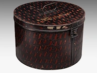 The personal ede & ravenscroft hatbox of lord ismay kg 24 x 35 cm. (9.44 x 13.77 in.) - afbeelding 3 van  7