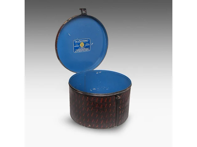 The personal ede & ravenscroft hatbox of lord ismay kg 24 x 35 cm. (9.44 x 13.77 in.) - afbeelding 7 van  7