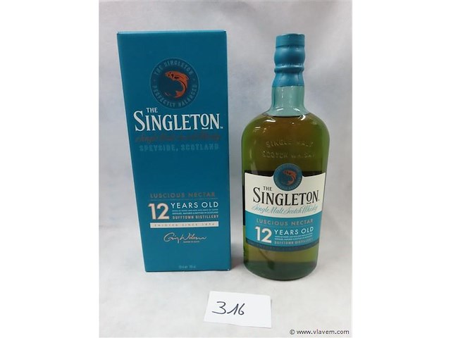 The singleton single malt scotch whisky 12 years old - afbeelding 1 van  5