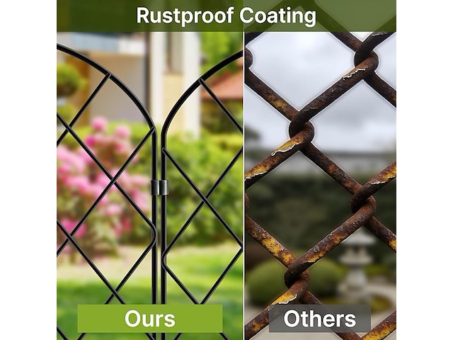 Thealyn decoratieve tuinafrastering 61 cm hoog x 33 cm breed - afbeelding 2 van  5