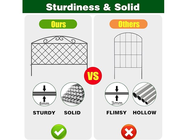 Thealyn decoratieve tuinafscheiding (5 stuks) - afbeelding 2 van  3