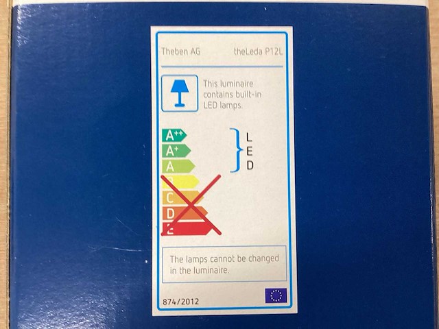 Theben theleda p12wh buitenlamp led (6x) - afbeelding 3 van  5
