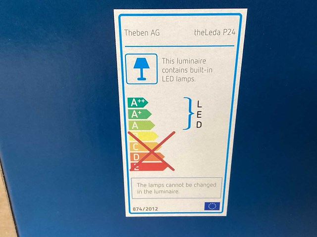 Theben theleda p24wh buitenlamp met sensor (8x) - afbeelding 5 van  6