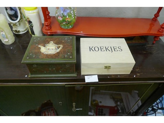 Thee en koekjesdoos - afbeelding 1 van  1