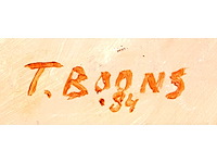 Theo boons - acryl op board - 50x65 cm - afbeelding 1 van  1