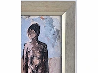 Theo boons - naaktfiguren in landschap - acryl op board - afbeelding 2 van  10