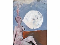 Theo boons - naaktfiguren in landschap - acryl op board - afbeelding 4 van  10