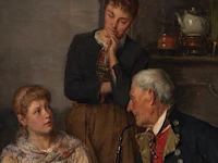 Théodore gérard (1829-1902), the newspaper, 1893, oil on canvas 80 x 57 cm. (31 1/2 x 22.44 in.), frame: 110 x 87 cm. (43.31 x 34 1/4 in.) - afbeelding 5 van  7