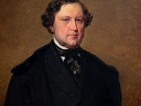 Théodore-joseph caneel (1817-1892), portrait of a man holding a walking stick, 1856, oil on canvas 124 x 94 cm. (48.82 x 37.00 in.), frame: 147 x 117 cm. (57.86 x 46.06 in.) - afbeelding 5 van  5