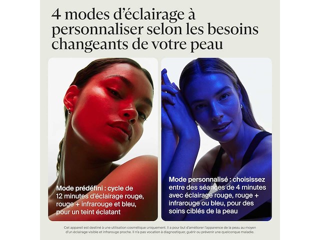 Therabody theraface mask glo | draadloos led-masker voor huidverzorging - afbeelding 7 van  10