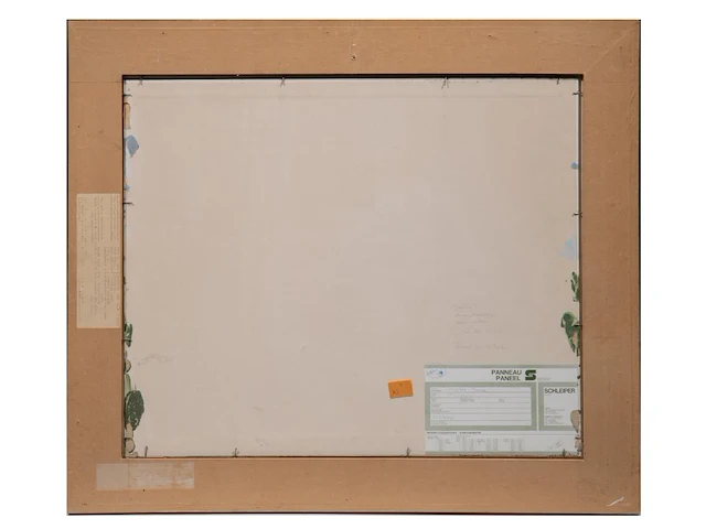 Thérèse coustry (1950), 'lessine sur l'herbe', oil on board 50 x 60 cm. (19.67 x 23.62 in.), frame: 65 x 75 cm. (25.58 x 29.53 in.) - afbeelding 3 van  8
