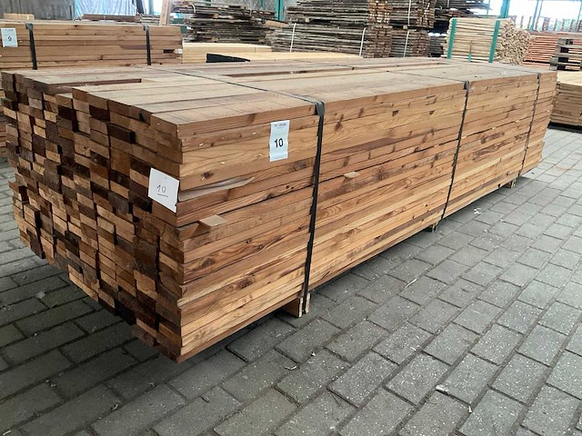 Thermo douglas 30x100 mm ca. 1,8 m³ - afbeelding 1 van  5