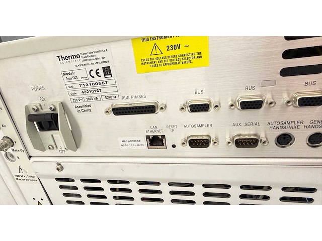 Thermo scientific gc-system - trace 1310 gaschromatograaf / trace 1310 hulpoven - afbeelding 4 van  5