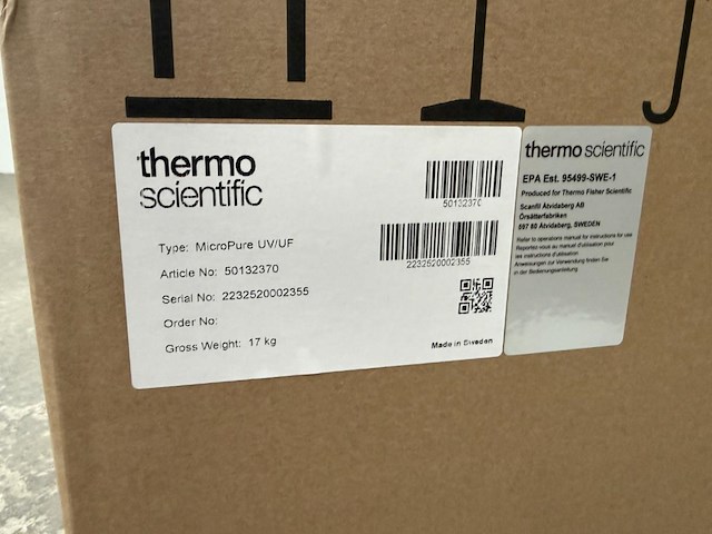 Thermo scientificwater purification system - 50132370 - afbeelding 2 van  11