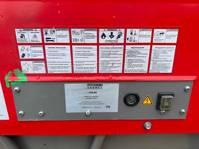 Thermobil - ita-45 - mazout brander - overige werkplaatsinventaris - afbeelding 2 van  4