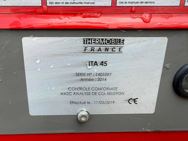 Thermobil - ita-45 - mazout brander - overige werkplaatsinventaris - afbeelding 4 van  4