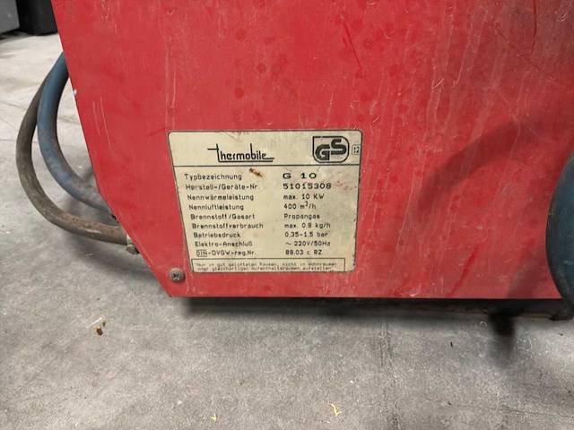 Thermobile g10 gasheater - afbeelding 4 van  5