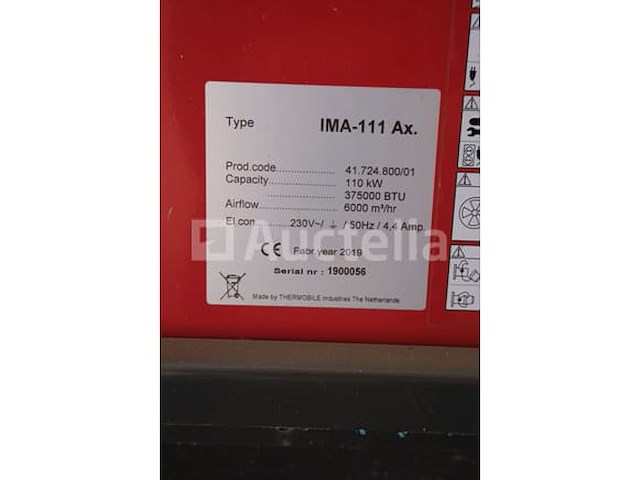Thermobile ima-111 ax mobiele warmtekanon - afbeelding 3 van  10