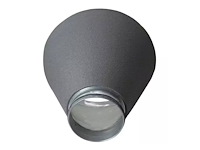 Thermoduct verloopstuk diameter 355-160mm geisoleerd - afbeelding 2 van  2