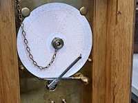 Thermograaf in eiken kast - afbeelding 2 van  2