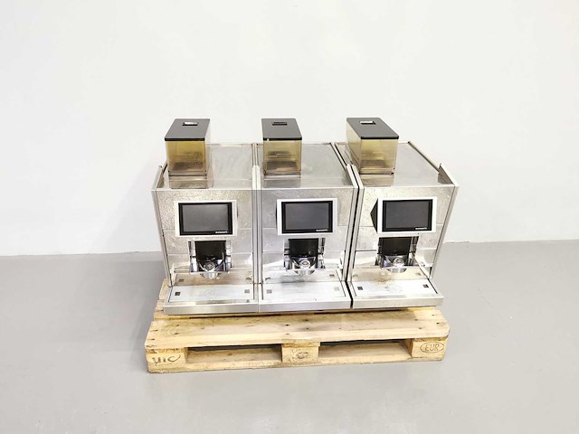 Thermoplan - zwart & wit - koffiemachine (3x) - afbeelding 1 van  4