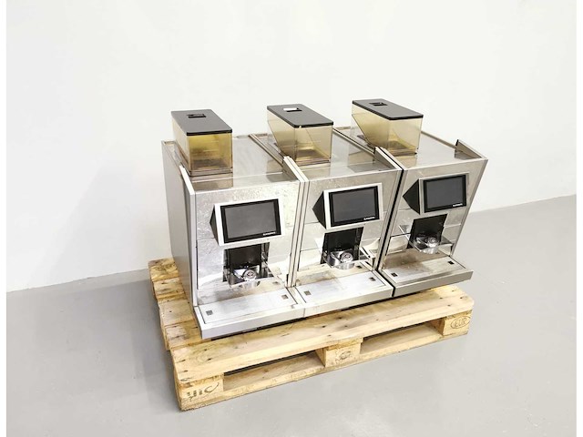 Thermoplan - zwart & wit - koffiemachine (3x) - afbeelding 2 van  4