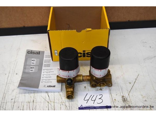 Thermostatische inbouwkraan cisal, za01840104 - afbeelding 1 van  2