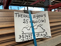 Thermowood ayous tand-en groef planken (32x) - afbeelding 3 van  3