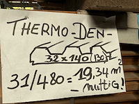 Thermowood dennen tand-en groef planken (31x) - afbeelding 4 van  4