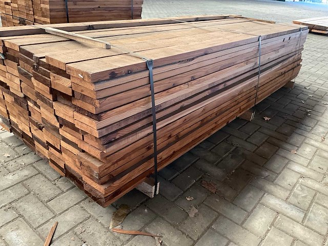 Thermowood douglas planken 30x140 mm ( 129x) - afbeelding 3 van  5