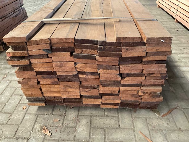 Thermowood douglas planken 30x140 mm ( 129x) - afbeelding 4 van  5