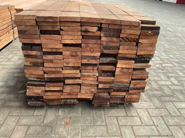 Thermowood douglas planken 30x140 mm (175x) - afbeelding 2 van  5