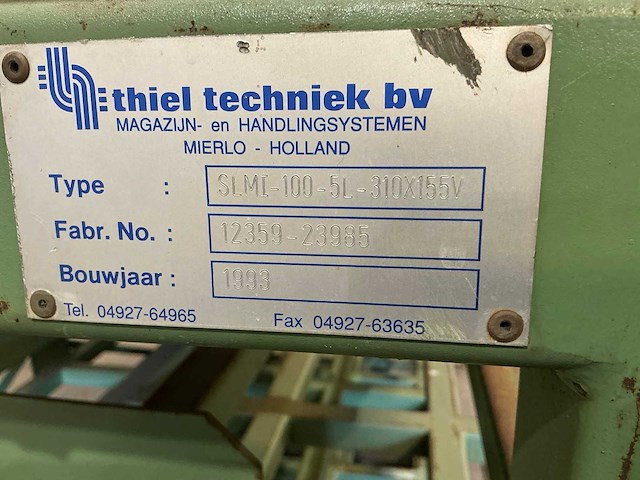 Thiel techniek slmi-5l- platenrek - afbeelding 6 van  6