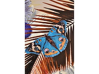 Thierry auger - audrey - gemengde techniek op doek - 100x100 cm - afbeelding 3 van  14