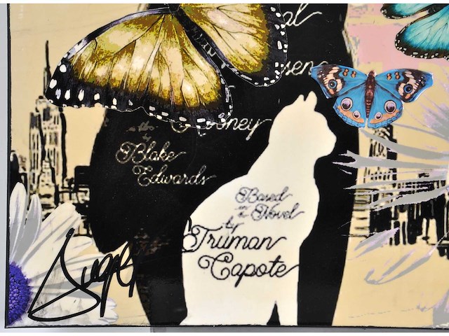 Thierry auger - audrey - gemengde techniek op doek - 100x100 cm - afbeelding 8 van  14