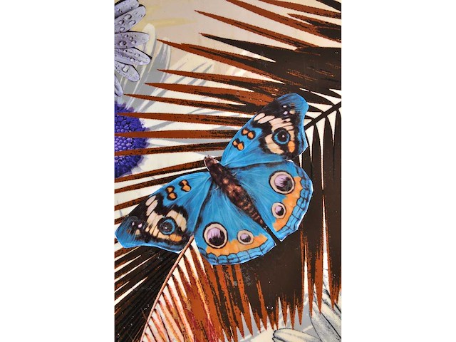 Thierry auger - breakfast at tiffany's - gemengde techniek op doek - 100x100 cm - afbeelding 3 van  14