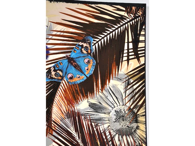 Thierry auger - breakfast at tiffany's - gemengde techniek op doek - 100x100 cm - afbeelding 11 van  14