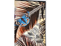 Thierry auger - breakfast at tiffany's - gemengde techniek op doek - 100x100 cm - afbeelding 11 van  14