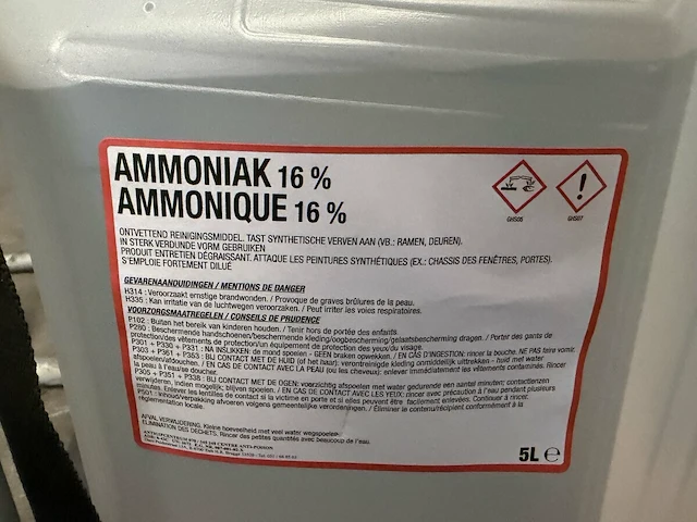 Thinner, aceton, ammoniak, ruitenvloeistof - afbeelding 3 van  5